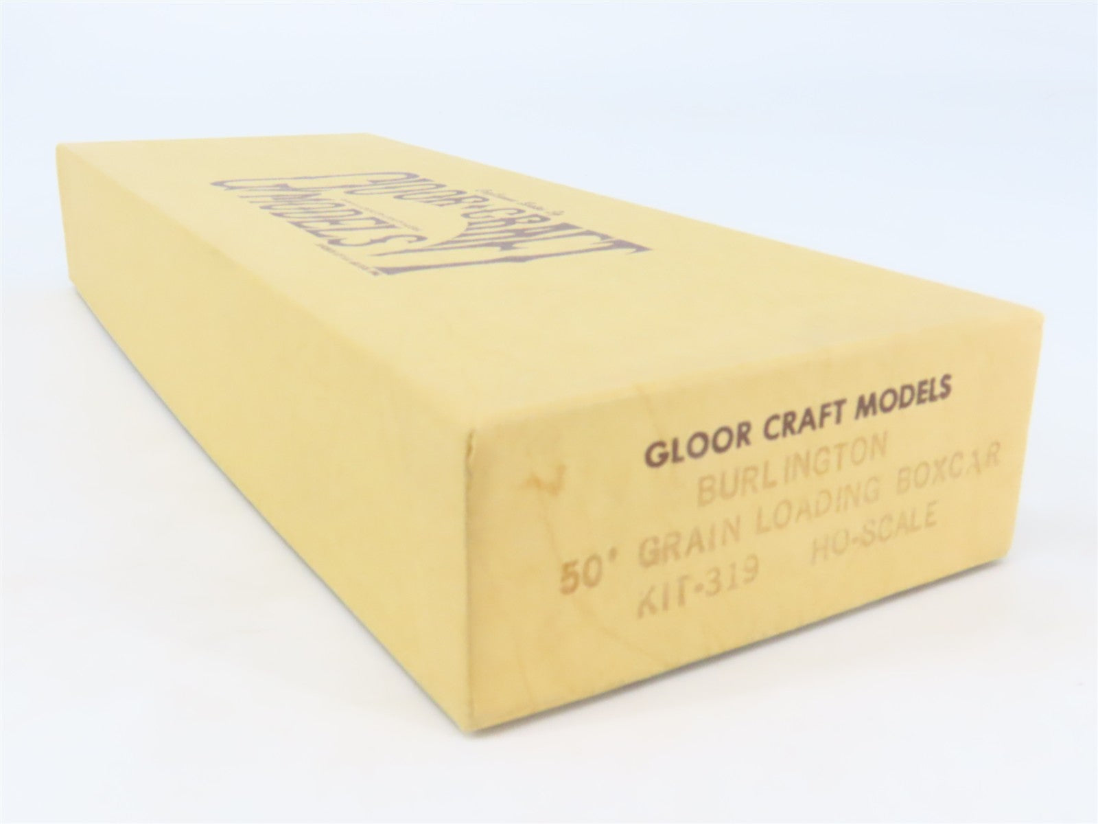 HO Gloor Craft Models Kit 319 CB&Q Burlington Route 50' Grain Loading Box Car