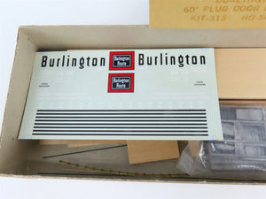 HO Scale Gloor Craft Models Kit 313 RBBQ Burlington Route 60' Plug Door Box Car