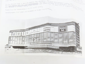 HO Scale Gloor Craft Models Kit 313 RBBQ Burlington Route 60' Plug Door Box Car