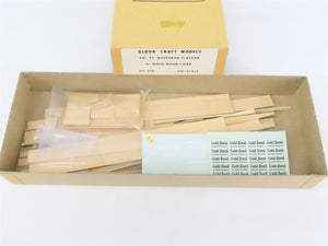 HO Gloor Craft Models Kit 310 PTTX Trailer Train 60' Flat Car w/ Gold Bond Load