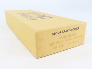 HO Scale Gloor Craft Models Kit 313 RBBQ Burlington Route 60' Plug Door Box Car