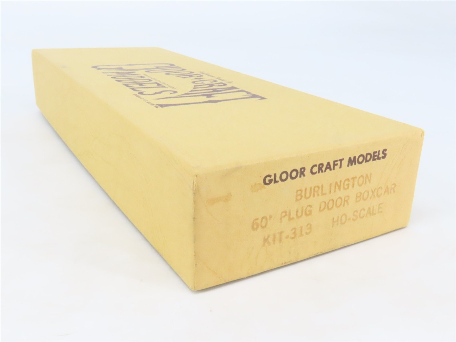 HO Scale Gloor Craft Models Kit 313 RBBQ Burlington Route 60' Plug Door Box Car