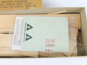HO Scale Gloor Craft Models Kit 346 LUNX Weyerhaeuser All Door Box Car