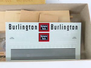 HO Scale Gloor Craft Models Kit 313 RBBQ Burlington Route 60' Plug Door Box Car