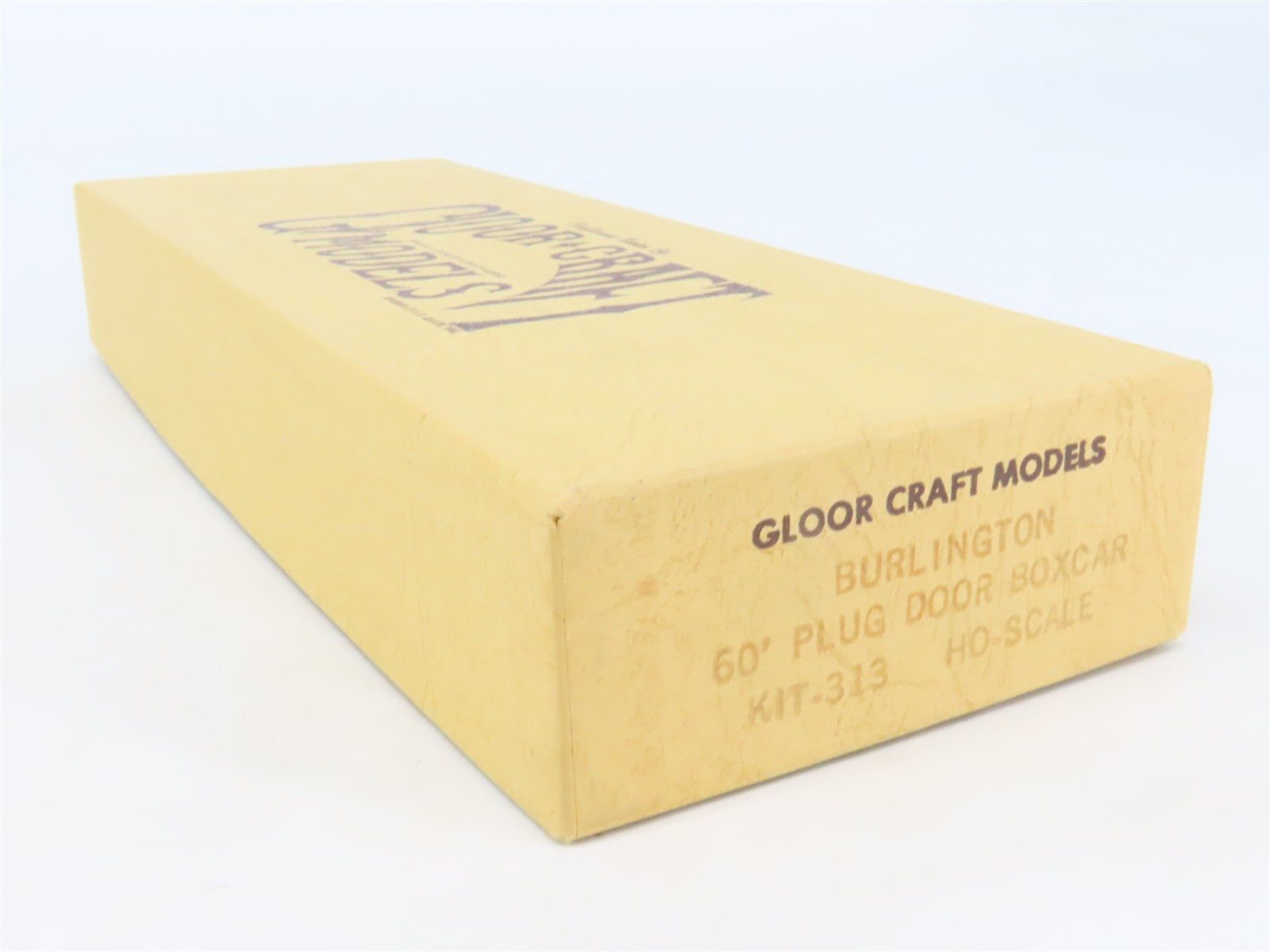 HO Scale Gloor Craft Models Kit 313 RBBQ Burlington Route 60' Plug Door Box Car