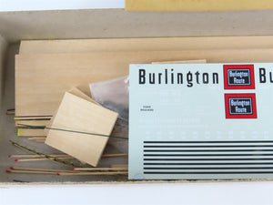 HO Scale Gloor Craft Models Kit 313 RBBQ Burlington Route 60' Plug Door Box Car