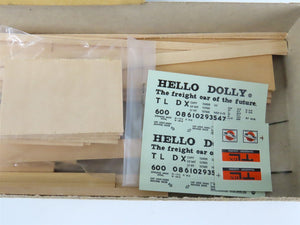 HO Scale Gloor Craft Models Kit 320 TLDX Hello Dolly 70' Lumber Box Car