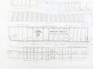 HO Scale Gloor Craft Models Kit 320 TLDX Hello Dolly 70' Lumber Box Car