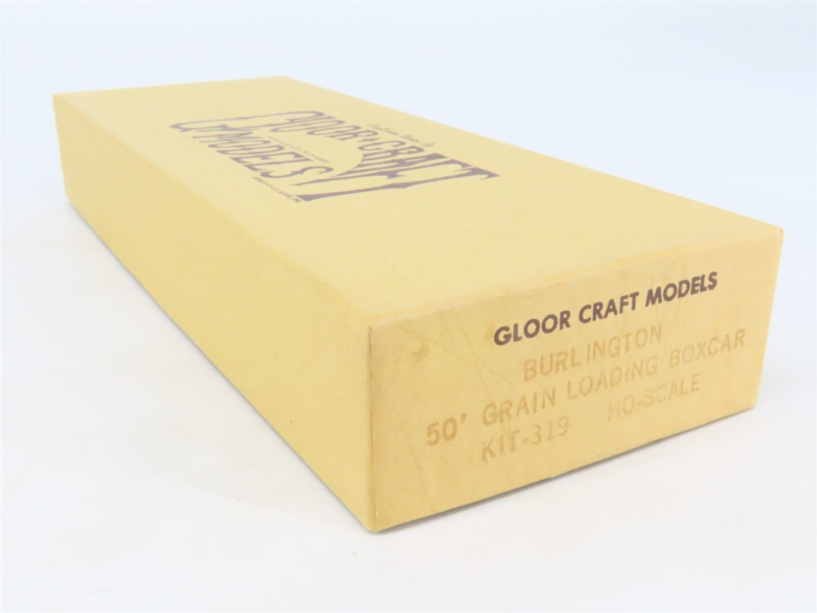 HO Gloor Craft Models Kit 319 CB&Q Burlington Route 50' Grain Loading Box Car