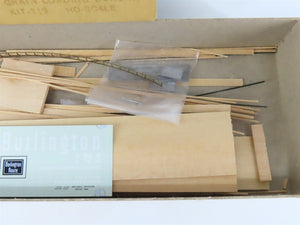 HO Gloor Craft Models Kit 319 CB&Q Burlington Route 50' Grain Loading Box Car