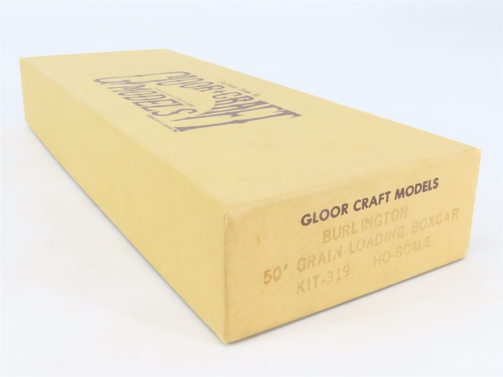 HO Gloor Craft Models Kit 319 CB&Q Burlington Route 50' Grain Loading Box Car