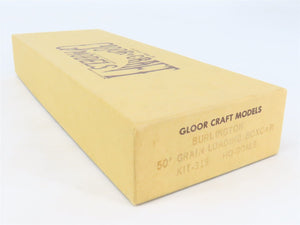 HO Gloor Craft Models Kit 319 CB&Q Burlington Route 50' Grain Loading Box Car