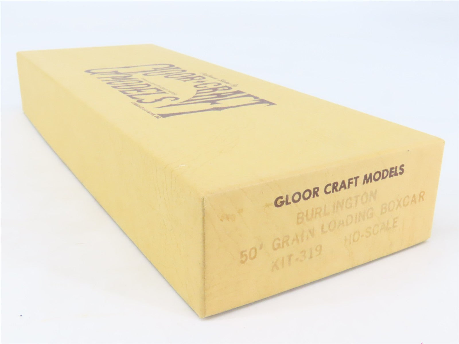 HO Gloor Craft Models Kit 319 CB&Q Burlington Route 50' Grain Loading Box Car