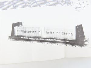 HO Gloor Craft Models Kit 310 PTTX Trailer Train 60' Flat Car w/ Gold Bond Load