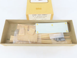 HO Gloor Craft Models Kit 310 PTTX Trailer Train 60' Flat Car w/ Gold Bond Load