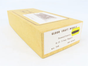 HO Scale Gloor Craft Models Kit 348 PRR Pennsylvania Railroad 2-Bay Hopper