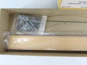 HO Gloor Craft Models Kit 3201 Undecorated Trailer Train 89' Tri-Level Auto Rack