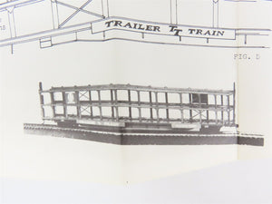 HO Gloor Craft Models Kit 3201 Undecorated Trailer Train 89' Tri-Level Auto Rack
