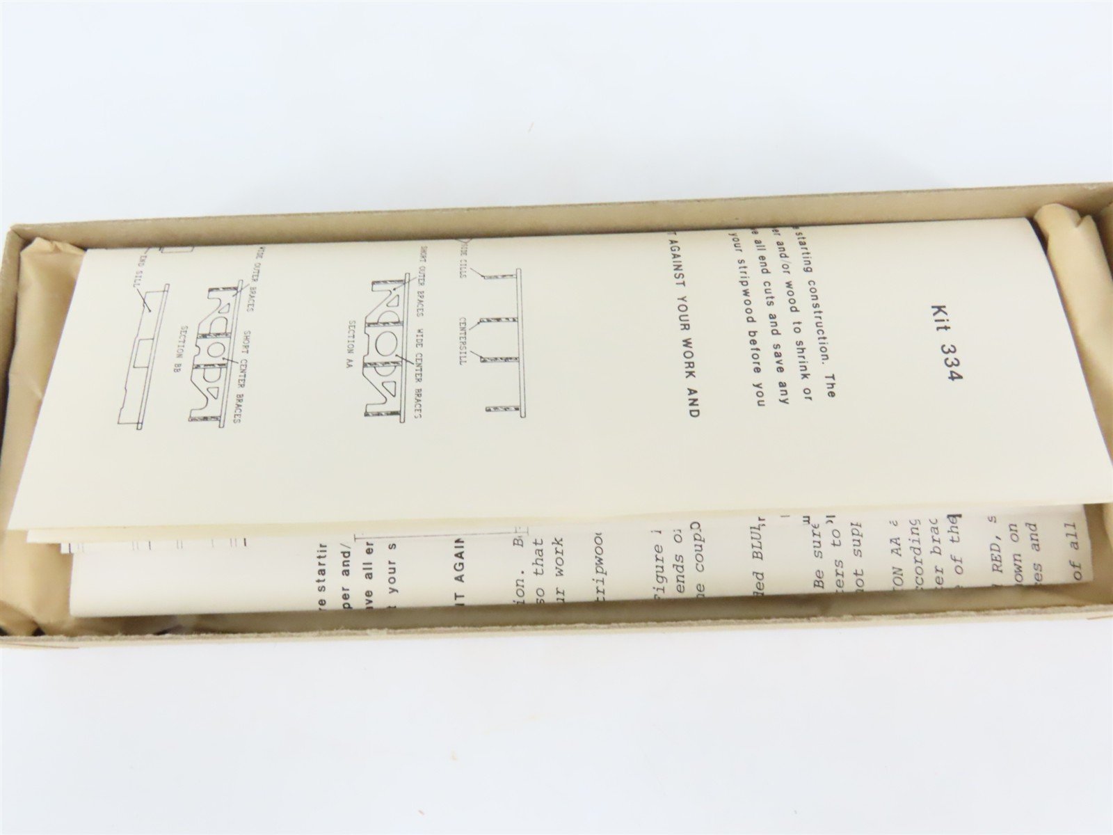 HO Gloor Craft Models 2 in 1 Kit 334 PRR Pennsylvania 55' Bulkhead Flat Car