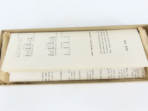 HO Gloor Craft Models 2 in 1 Kit 334 PRR Pennsylvania 55' Bulkhead Flat Car
