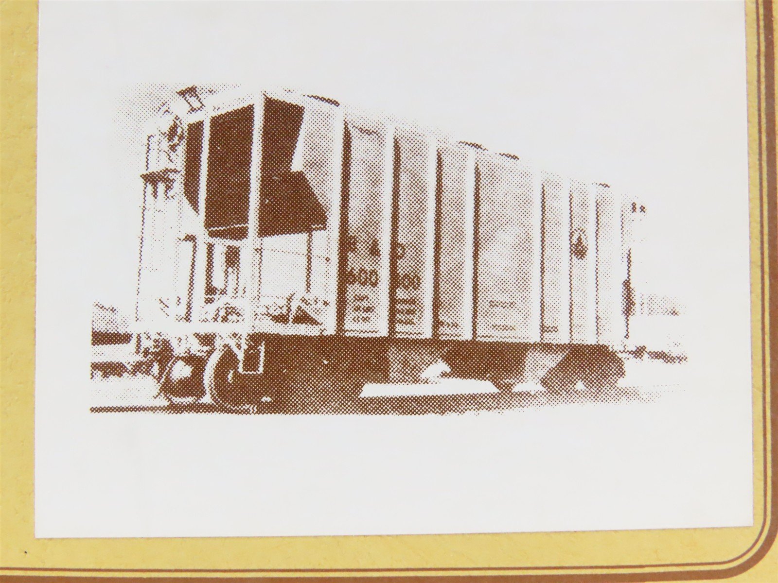 HO Scale Gloor Craft Models Kit 333 B&O Baltimore & Ohio 2-Bay Covered Hopper