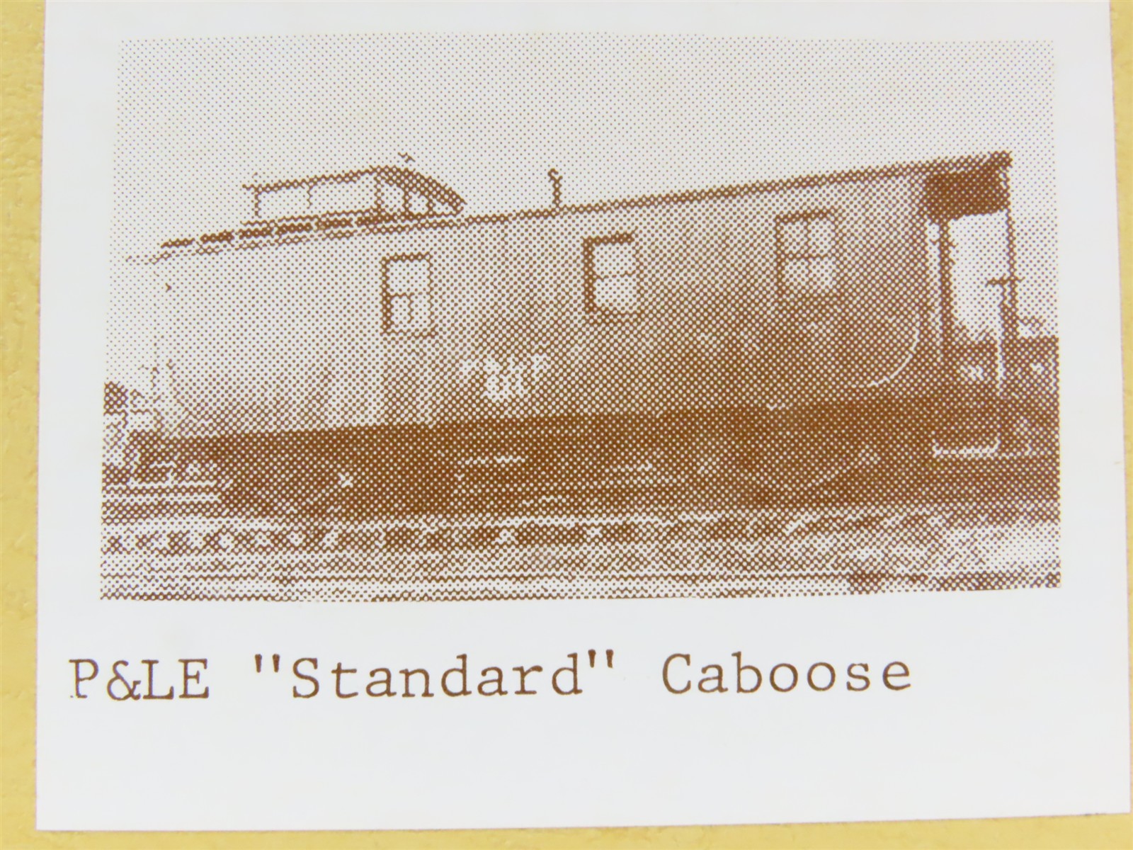 HO Scale Gloor Craft Models Kit 325 P&LE Pittsburgh & Lake Erie Caboose
