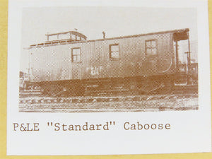 HO Scale Gloor Craft Models Kit 325 P&LE Pittsburgh & Lake Erie Caboose