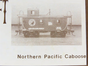 HO Scale Gloor Craft Models Kit 329 NP Northern Pacific Railroad Caboose