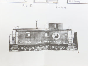 HO Scale Gloor Craft Models Kit 329 NP Northern Pacific Railroad Caboose