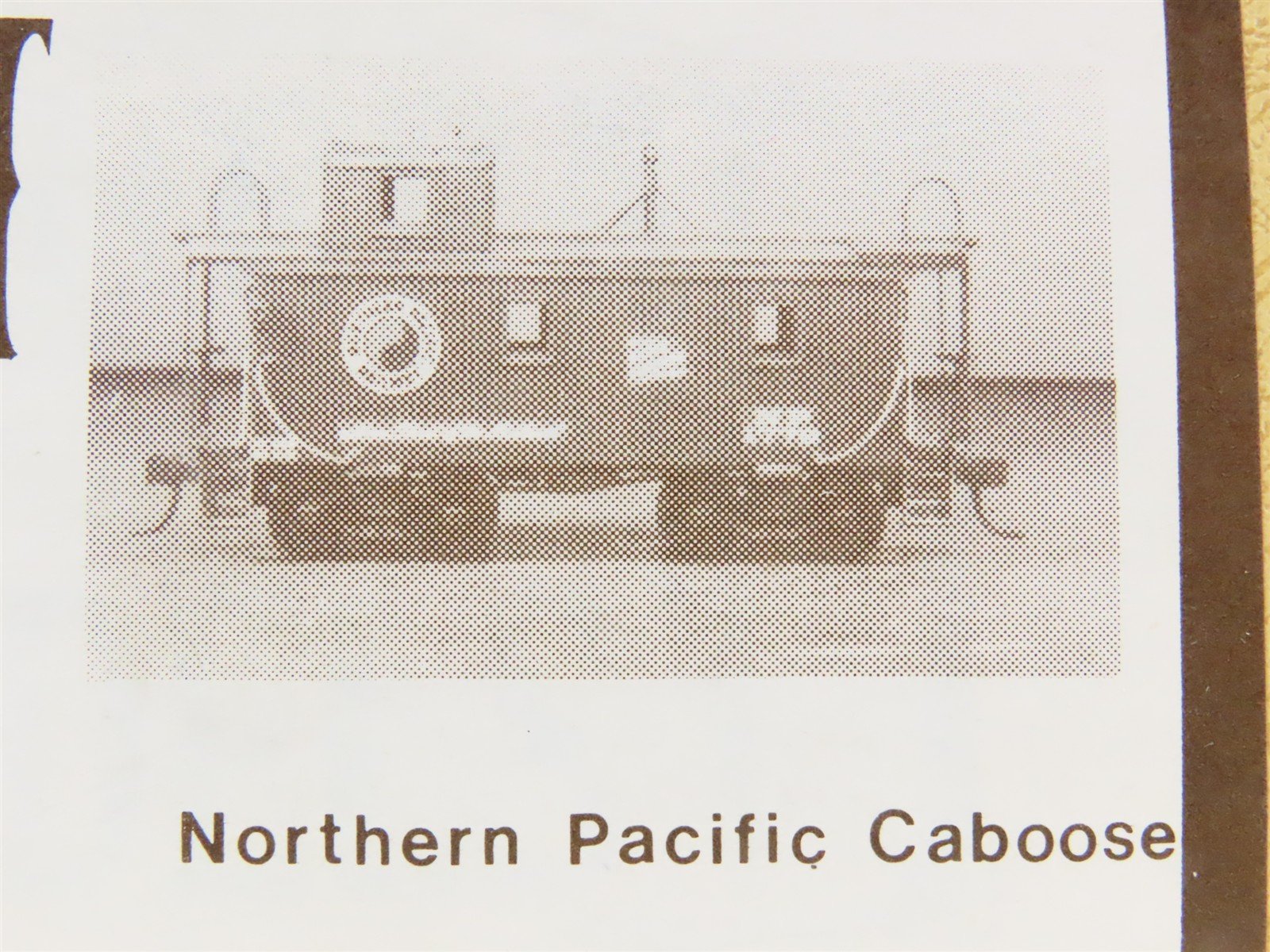 HO Scale Gloor Craft Models Kit 329 NP Northern Pacific Railroad Caboose