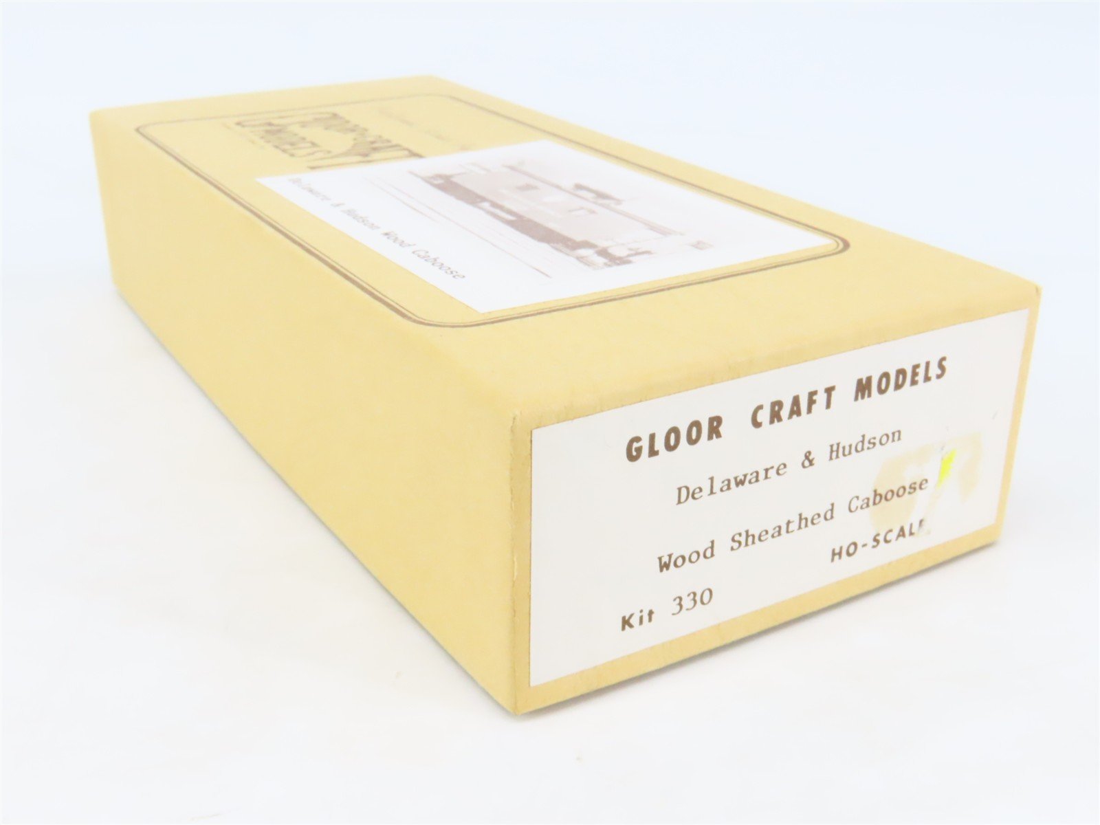 HO Scale Gloor Craft Models Kit 330 D&H Delaware & Hudson Wood Sheathed Caboose