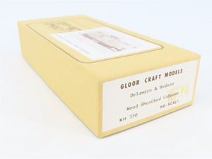 HO Scale Gloor Craft Models Kit 330 D&H Delaware & Hudson Wood Sheathed Caboose