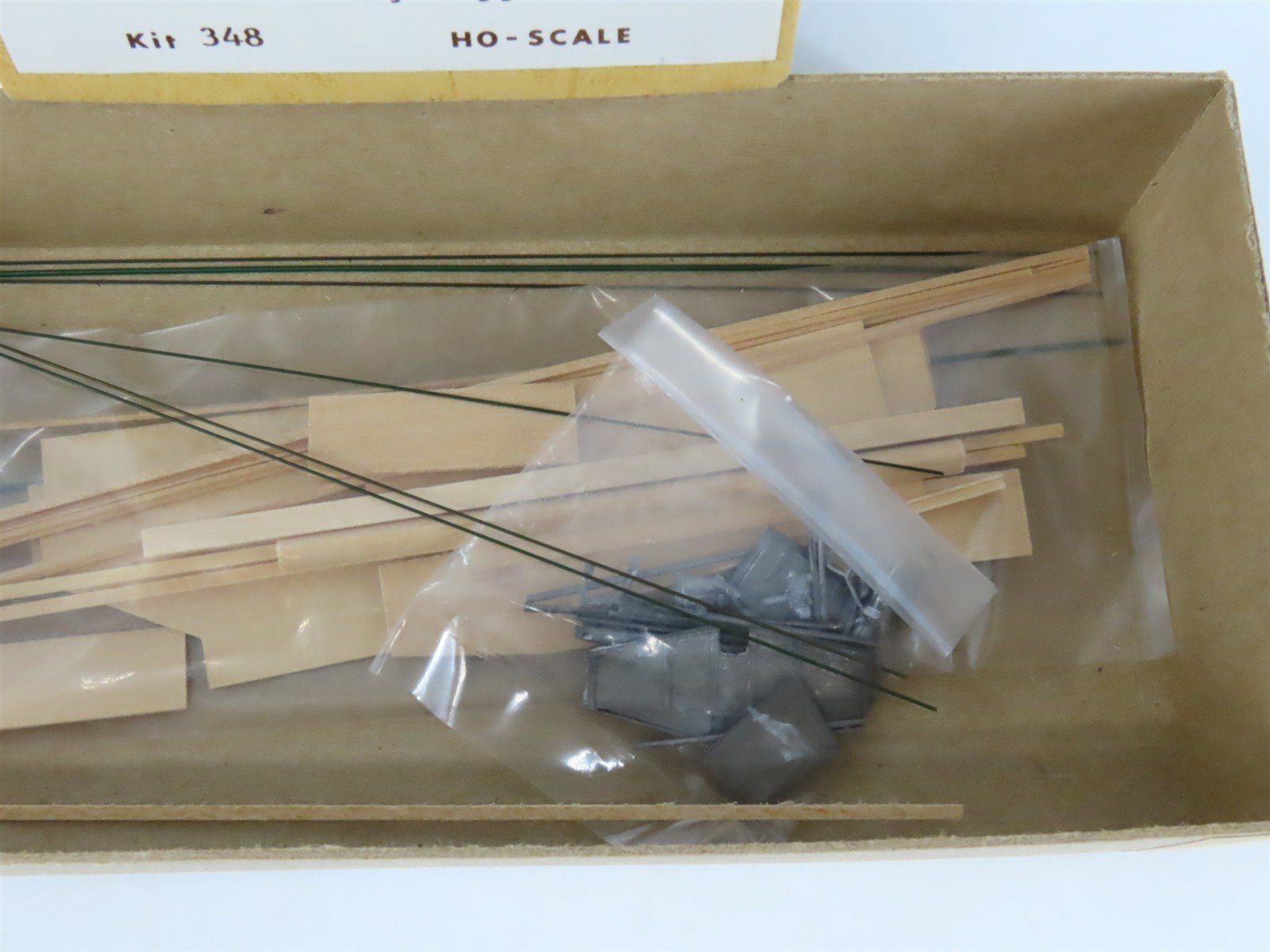 HO Scale Gloor Craft Models Kit 348 PRR Pennsylvania Railroad 2-Bay Hopper
