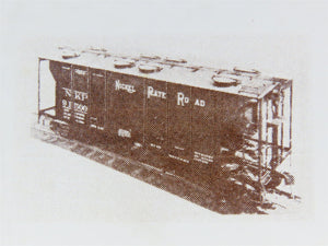 HO Gloor Craft Models Kit 332 NKP Nickel Plate Road 34' Covered 2-Bay Hopper