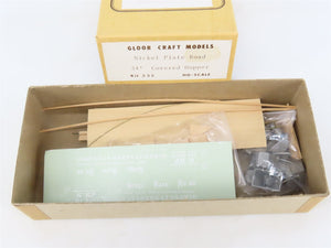 HO Gloor Craft Models Kit 332 NKP Nickel Plate Road 34' Covered 2-Bay Hopper