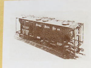 HO Gloor Craft Models Kit 332 NKP Nickel Plate Road 34' Covered 2-Bay Hopper