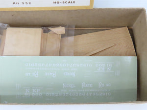 HO Gloor Craft Models Kit 332 NKP Nickel Plate Road 34' Covered 2-Bay Hopper