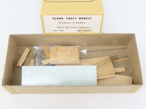 HO Scale Gloor Craft Models Kit 330 D&H Delaware & Hudson Wood Sheathed Caboose