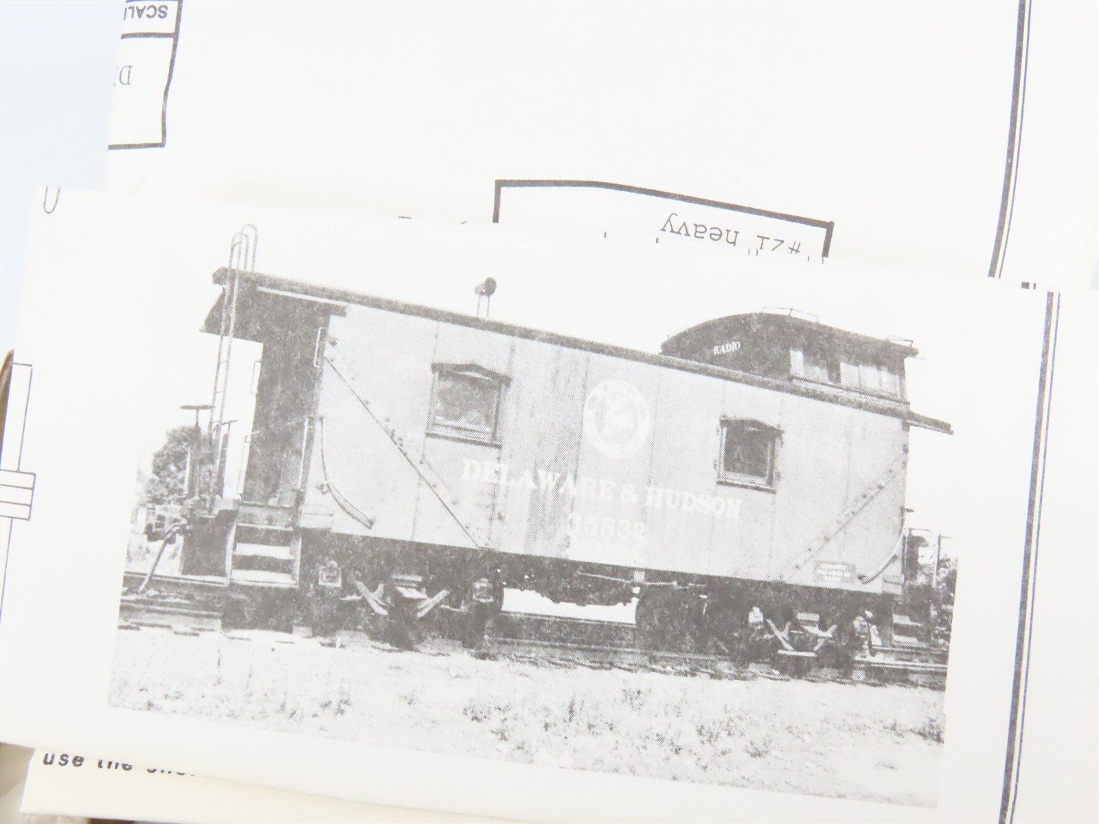 HO Scale Gloor Craft Models Kit 330 D&H Delaware & Hudson Wood Sheathed Caboose