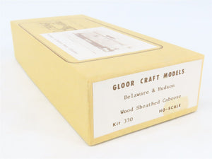 HO Scale Gloor Craft Models Kit 330 D&H Delaware & Hudson Wood Sheathed Caboose