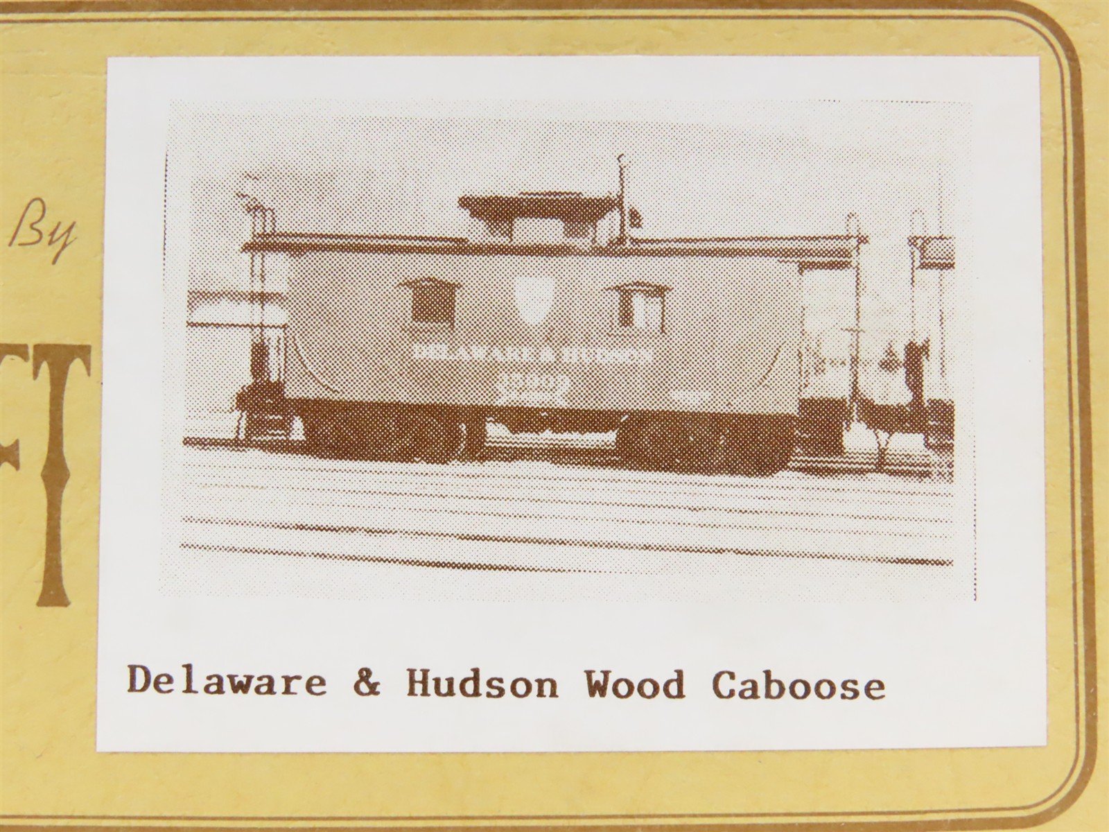 HO Scale Gloor Craft Models Kit 330 D&H Delaware & Hudson Wood Sheathed Caboose