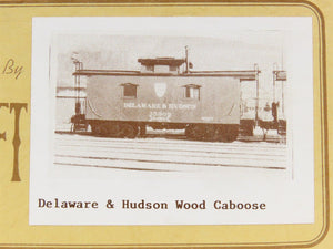 HO Scale Gloor Craft Models Kit 330 D&H Delaware & Hudson Wood Sheathed Caboose