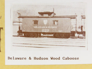 HO Scale Gloor Craft Models Kit 330 D&H Delaware & Hudson Wood Sheathed Caboose