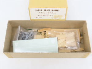 HO Scale Gloor Craft Models Kit 330 D&H Delaware & Hudson Wood Sheathed Caboose