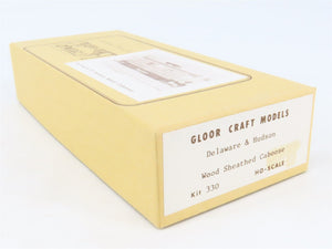 HO Scale Gloor Craft Models Kit 330 D&H Delaware & Hudson Wood Sheathed Caboose