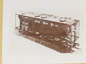 HO Gloor Craft Models Kit 332 NKP Nickel Plate Road 34' Covered 2-Bay Hopper