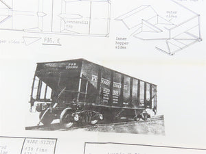 HO Scale Gloor Craft Models Kit 348 PRR Pennsylvania 2-Bay Hopper
