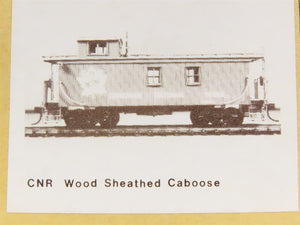 HO Scale Gloor Craft Models Kit 345 CN Canadian National Wood Sheathed Caboose