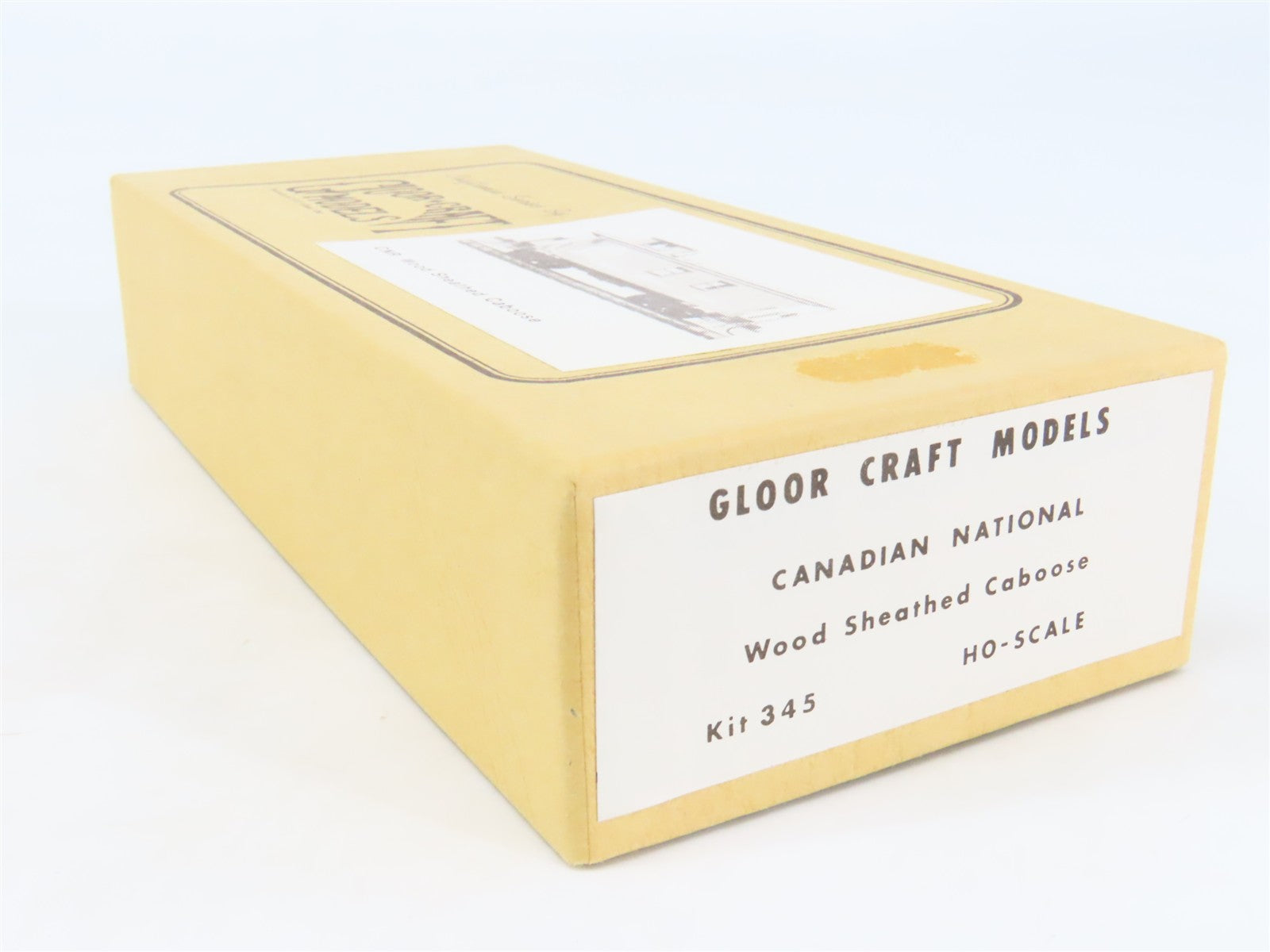 HO Scale Gloor Craft Models Kit 345 CN Canadian National Wood Sheathed Caboose