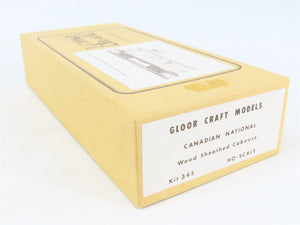 HO Scale Gloor Craft Models Kit 345 CN Canadian National Wood Sheathed Caboose